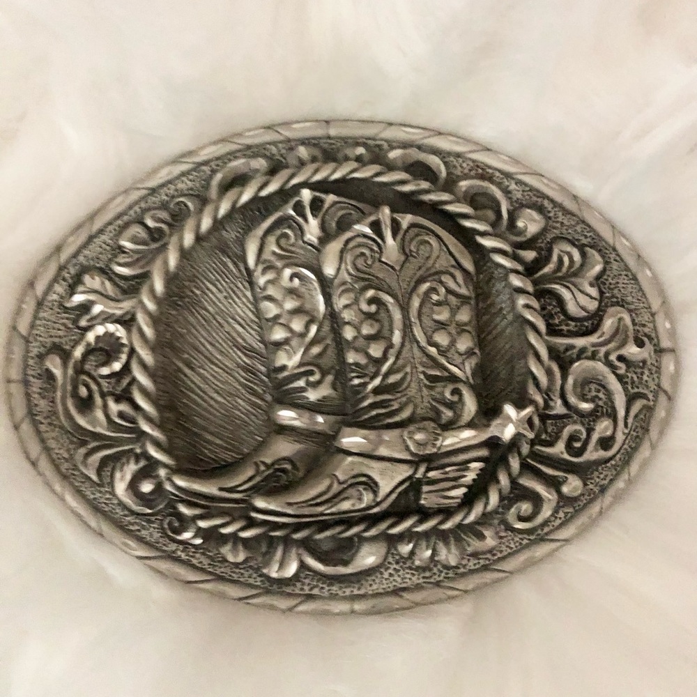 EUC Silver Belt Buckle
